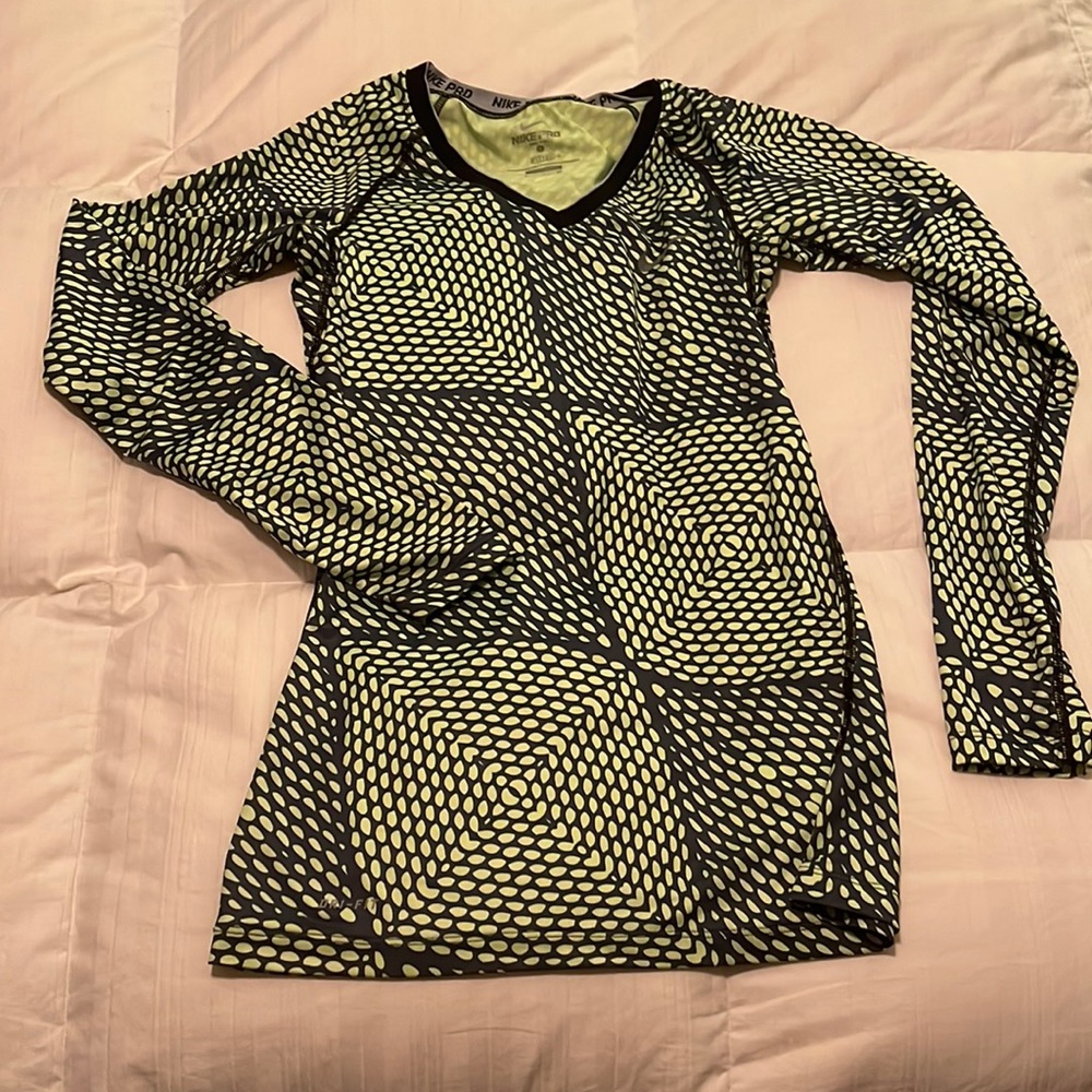Womens Nike Pro fitted athletic shirt